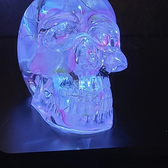 Skull cherry blossom nightlight- handmade - Picture 2 of 5